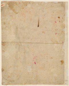 A Cabeça de São Jorge e os Planos Arquitetônicos (verso)