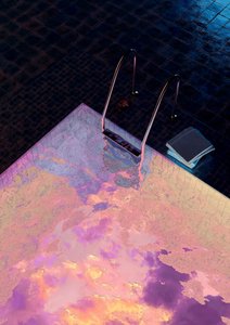 Reflexos iridescentes na piscina de CosmoZach