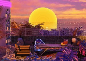 Terraço Neon Sunset