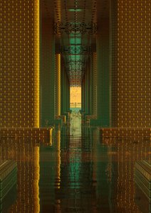 Corredor Dourado Opulento