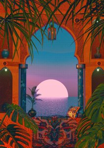 Arco do Pôr-do-sol Tropical de CosmoZach