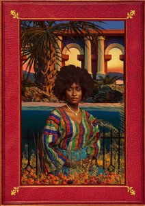 Mulher Vibrante – Pôr-do-sol Tropical de CosmoZach