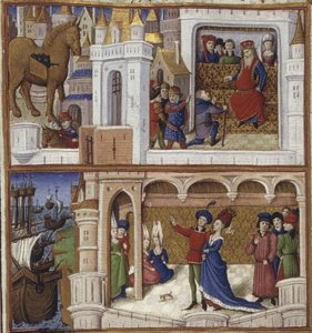 Ilustração para a Epopéia Eneida de Virgílio, 1450-1499