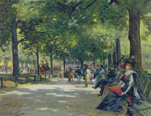 Hyde Park, Londres (óleo sobre tela)