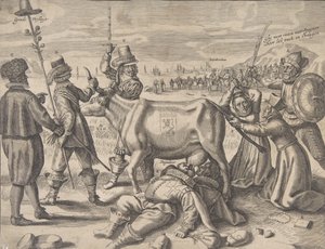 Luta pela vaca leiteira flamenga, 1646.