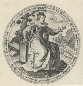 Clio
As nove musas (título da série) de Crispijn van de Passe (I)