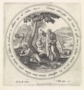 A Criação de Eva História de Adão e Eva (título da série) de Crispijn van de Passe (I)