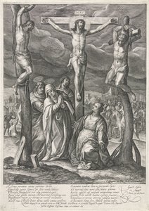 Crucificação de Cristo de Crispijn van de Passe (I)