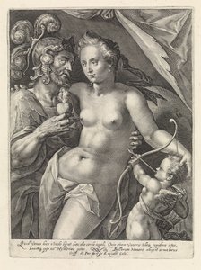 Marte e Vénus
Deuses e deusas como amantes (título da série) de Crispijn van de Passe (I)