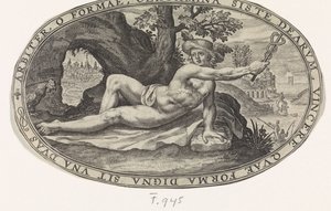 Mercúrio
Deuses e deusas envolvidas no julgamento de Paris (título da série) de Crispijn van de Passe (I)