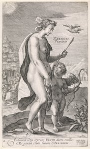 Tarde
Meridies Veneris (título sobre o objecto)
As quatro vezes do dia (título da série) de Crispijn van de Passe (I)