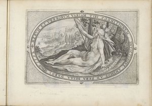 Minerva Deuses e Deusas Envolvidos no Julgamento de Paris (título da série) de Crispijn van de Passe (I)