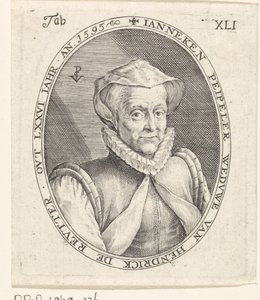 Retrato de Janneke Peipeler de Crispijn van de Passe (I)