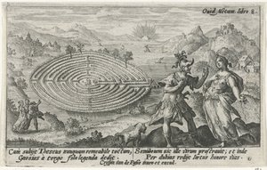 Theseus e Ariadne
Metamorfoses por Ovid (título da série) de Crispijn van de Passe (I)