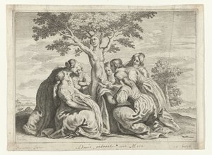 Nascimento de Adónis
Metamorfoses por Ovid (título da série) de Crispijn van de Passe (II) (workshop of)
