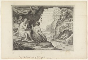 Polifemo e Acis amam Galatea Metamorfoses de Ovídio (título da série)