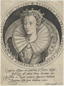 Isabel, Rainha de Inglaterra de Crispijn van de Passe I