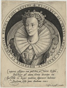 Isabel, rainha de Inglaterra de Crispijn van de Passe I
