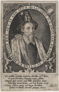 Jaime I, rei de Inglaterra de Crispijn van de Passe I