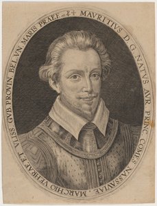 Maurício de Nassau, príncipe de Orange de Crispijn van de Passe I