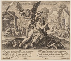 Miseriae est Egestatis Typus, do Tempo com Virtudes e Vícios