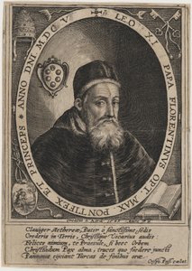 Papa Leão XI de Crispijn van de Passe I