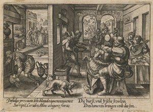Banquete com músicos, ca. 1600