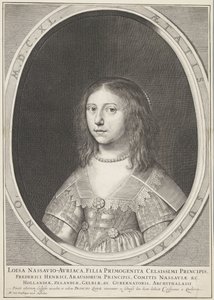 Retrato de Louise Henriëtte, Princesa de Orange, 12 anos de idade