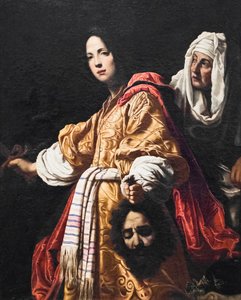 Judith com a cabeça de Holofernes (óleo sobre tela)