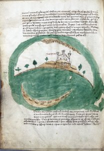 Mapa da ilha de Santorini (Grécia)