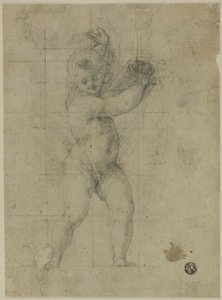 Putto com braços levantados