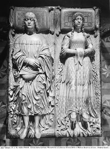 Comprimido funerário de Ludovico Sforza e Beatrice d