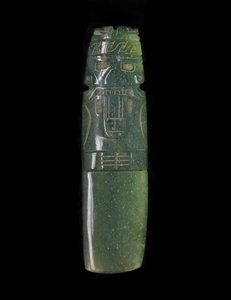 Ax-God Celt, 500-1000 DC (jade) de Culture Guanacaste-Nicoya