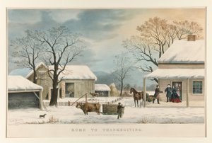 Casa de Ação de Graças de Currier and Ives
