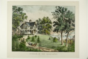 Verão nas Terras Altas de Currier and Ives