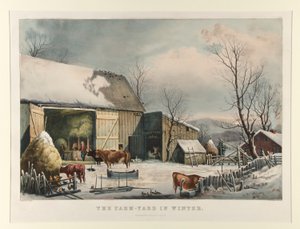 O Estaleiro da Quinta no Inverno de Currier and Ives