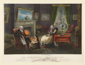 As quatro estações da vida. - Velhice de Currier and Ives