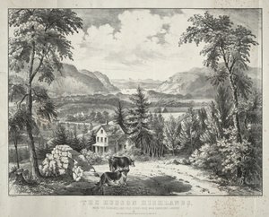 As Terras Altas de Hudson de Currier and Ives