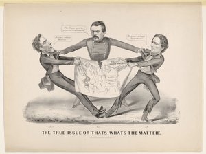 A verdadeira questão ou isso é o que importa, 1864. de Currier and Ives