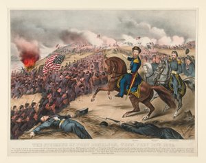 a Tempestade de Fort Donelson, Tennessee. 15 de fev., 1862 de Currier and Ives