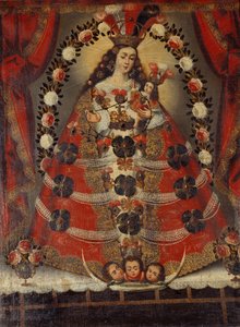 A Imaculada Conceição, c.1700 de Cuzco School
