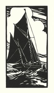 Barcos de pesca e barcaças: Arrastão de Brixham (xilogravura)