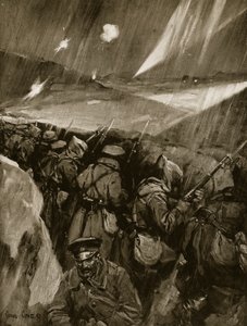 Búlgaros sitiando Adrianópolis, 1912-1913 de Cyrus Cuneo