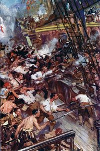 Ilustração para Westward Ho! de Cyrus Cuneo
