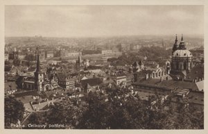 Visão geral, de, praga de Czech Photographer
