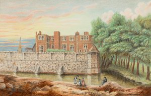 O velho salão, Wolverhampton, 1887 de D. W. Purdon