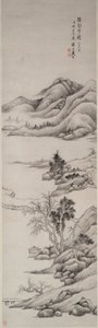 Cursos de água e Montanhas Distantes de Dai Xi