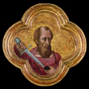 São Paulo (têmpera no painel) de Dalmasio di Jacopo Scannabecchi Dalmasio di Jacopo Scannabecchi