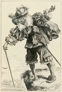 Ateu rindo de Christian e esperançoso dos peregrinos Progresso deste mundo, ao que está por vir John Bunyan (1628-1688) ilustração por Thomas Dalziel (1823-1906)