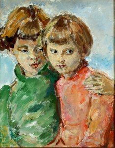 Iris e Kathleen (óleo sobre tela)